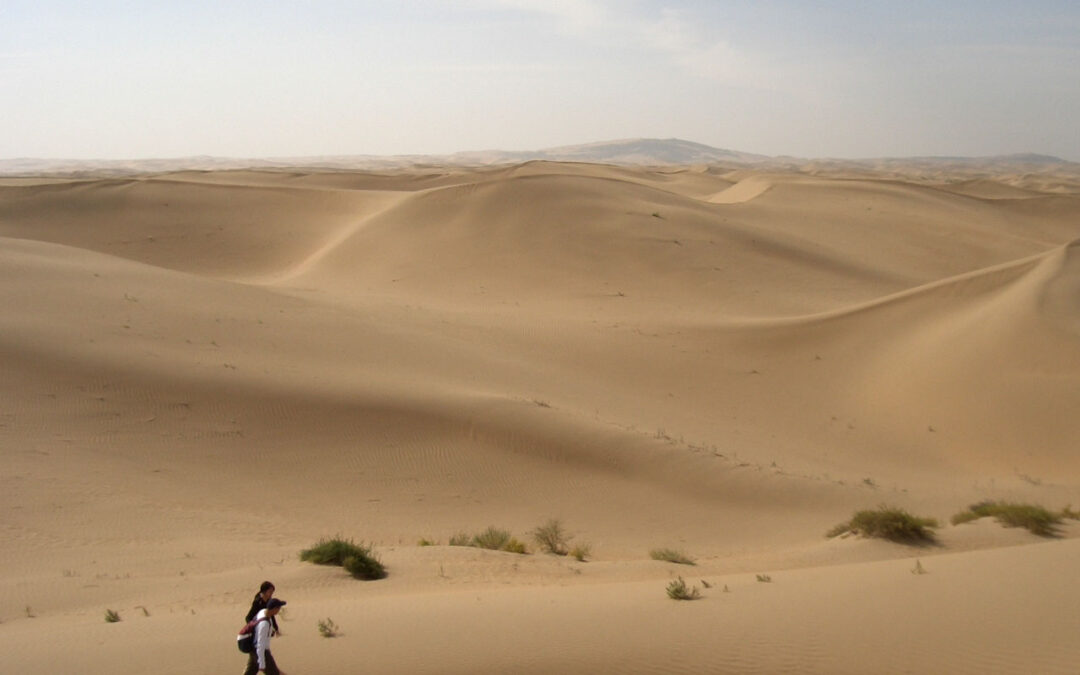 „Vesmírná loď“ v dubajské poušti: Desetikilometrové „řeky“ vytvoří jedno z největších uměleckých děl světa
